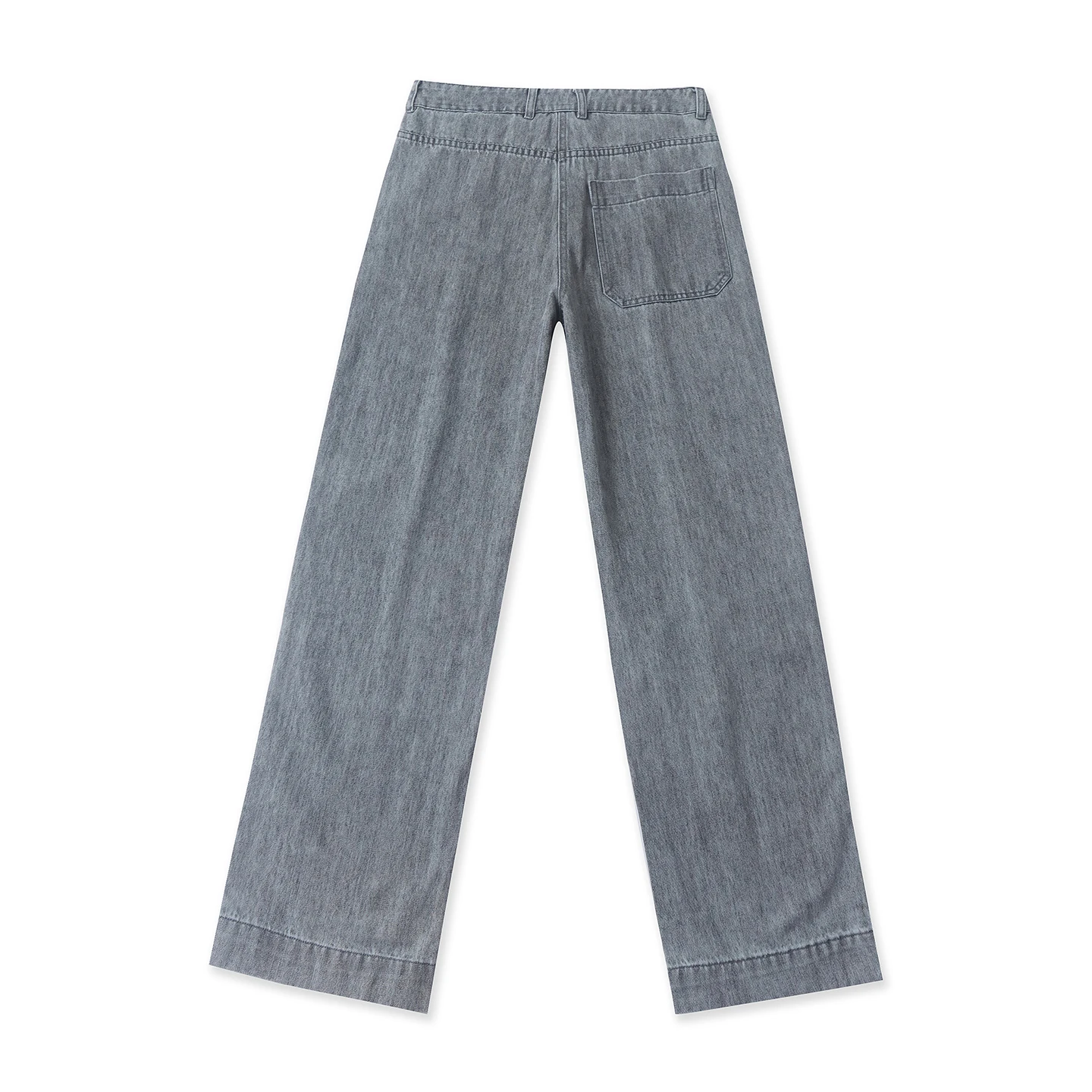 Retro High Waist Casual Denim Jeans Spring New Women's Multi-Pocket Washed Long Pants Fashionable Versatile Ladies Trousers