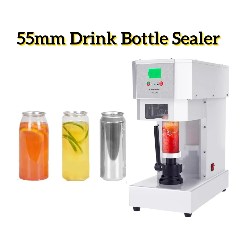 Commercial Tin Can Sealing Closing Capping Machine 110V 220V Drink Bottle Sealer 55mm Seamer Can Closing Machine