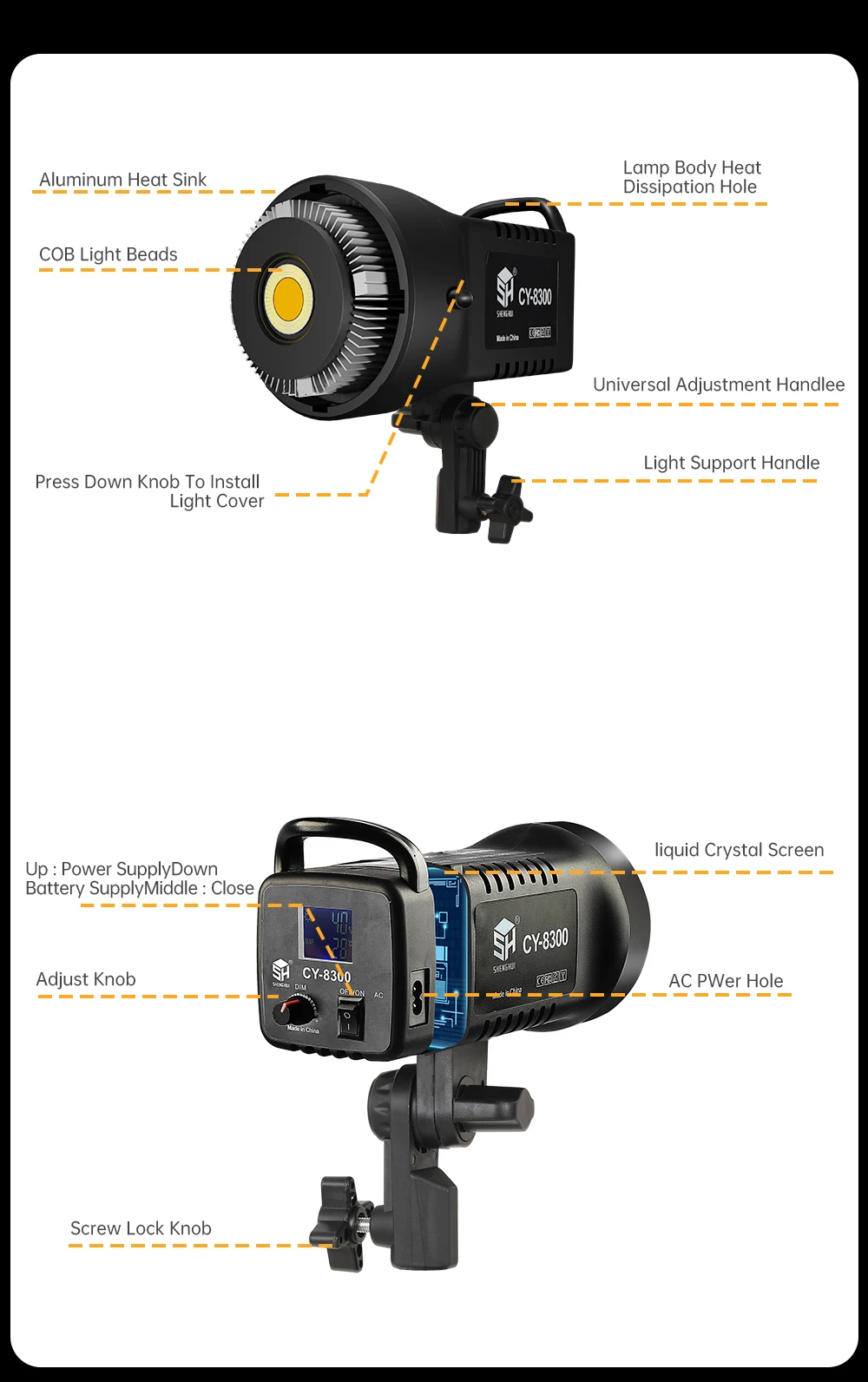 Bowens Video Studio Kit 90/135W 220V Photography Light Dimmable Kit LED Lamp 2m Tripod Flash Studio Lighting 3000-6000K 3 Color
