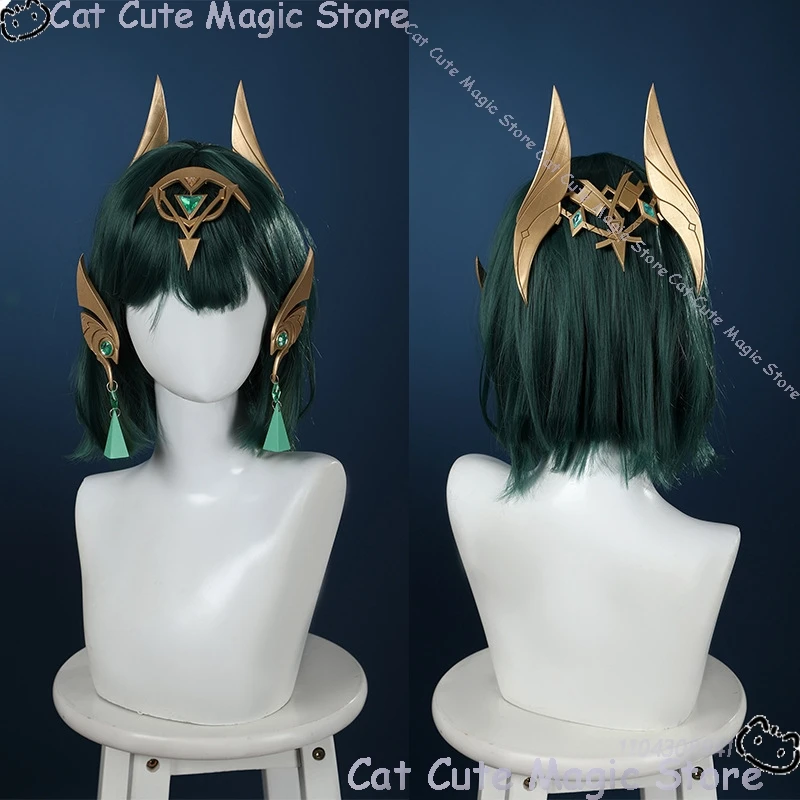 Genshin Impact Nefer Disfraz Cosplay Juego Mujeres Juego de Halloween Peluca Adultos Zapatos Decoraciones Traje Anime§ф Gub  Qanš 2025 Comic Con