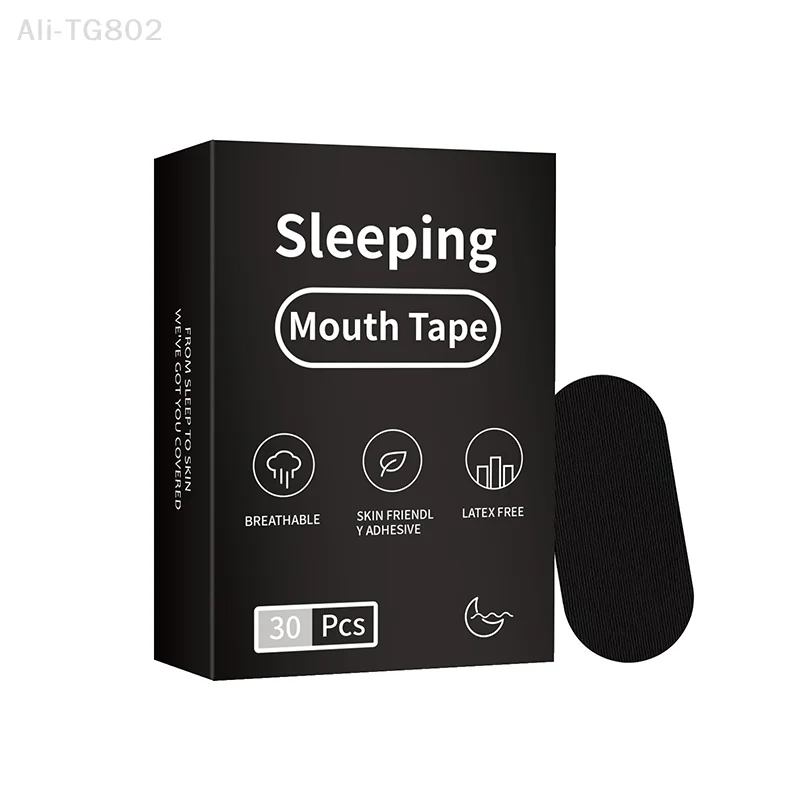 Medical Grade Improved Sleeping Keep Mouth Close Prevent Snoring 30Pcs Anti Snoring Sleep Mouth Tape Best Breathing Nasal Strips