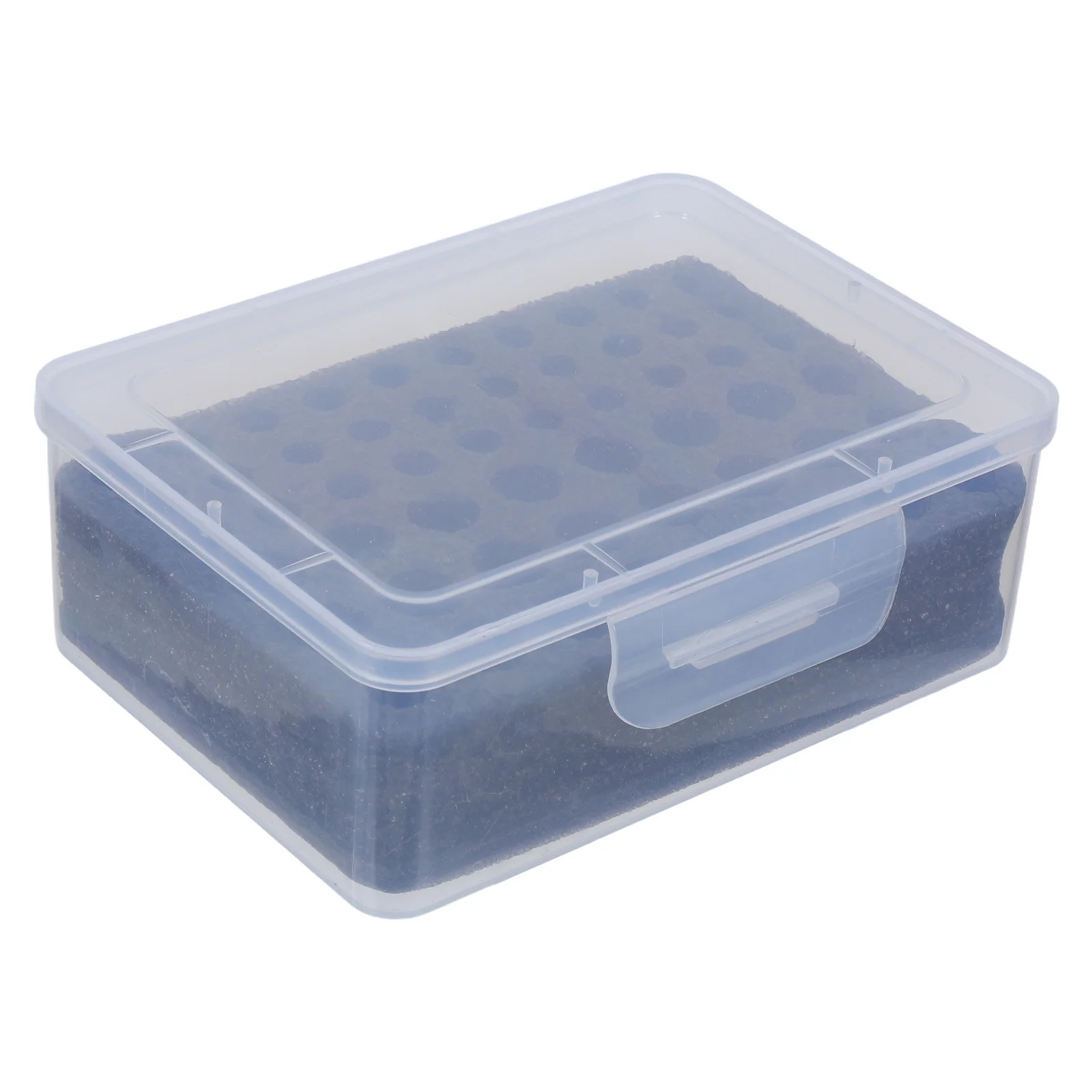 

Organizer Box Aa Aaa Plastic Multi-Compartment Dustproof Transparent Lid Lockable Holder Case for Flashlights