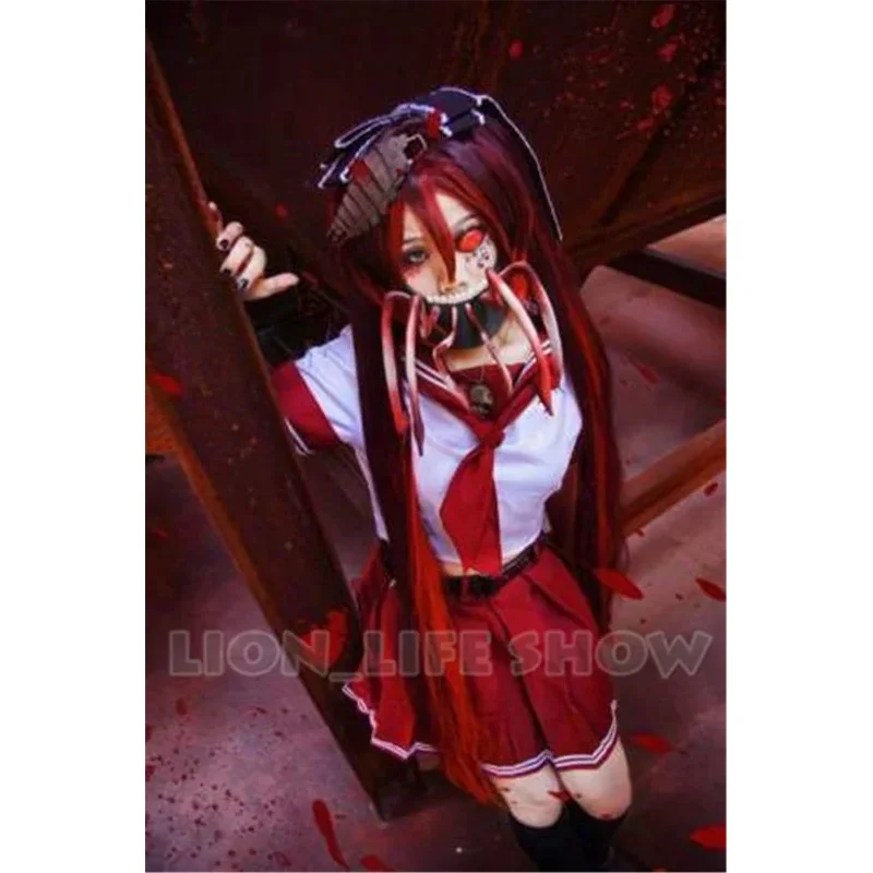 Karune miku Calcium Bacterial Contamination Uniform Cosplay Costume image 2