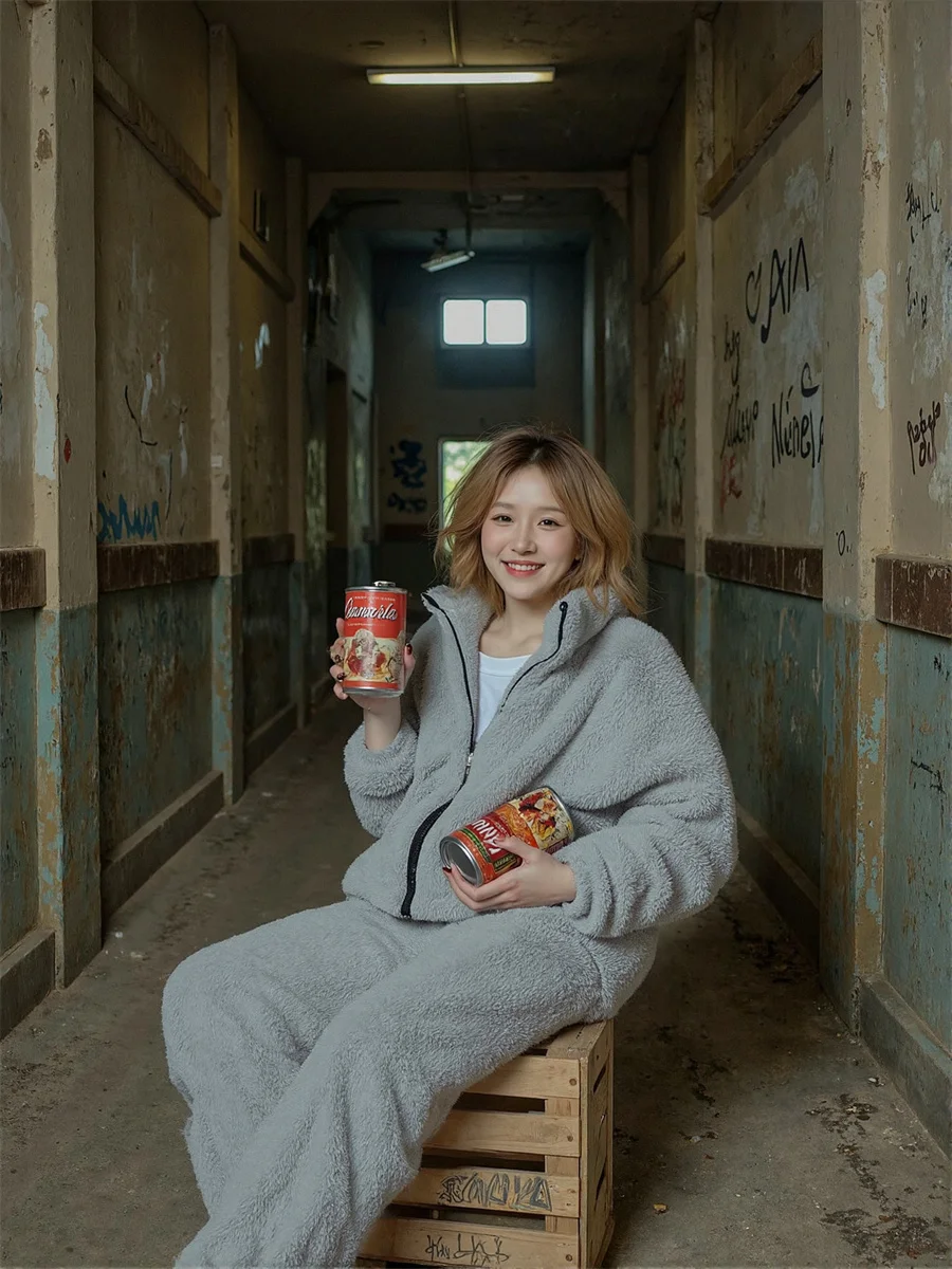 

Пижамные комплекты женские с милым кошачьим принтом, хлопковый топ с длинными рукавами и круглым вырезом, брюки с эластичной резинкой на талии, свободная мягкая весенне-осенняя домашняя одежда