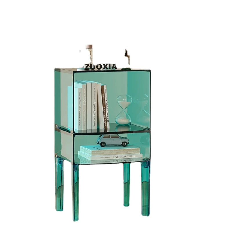 

Xl Acrylic Bedside Table Sofa Side Cabinet Small Apartment Cream Style Storage Cabinet Bedroom