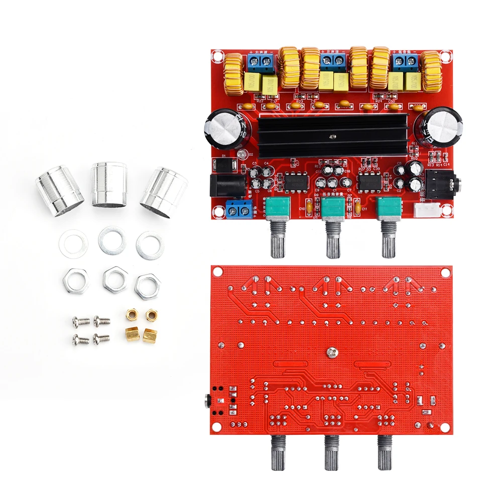 

Domestic Chip 2.1 Channel Digital Power Amplifier Board DC12V-24V 50WX2+100W