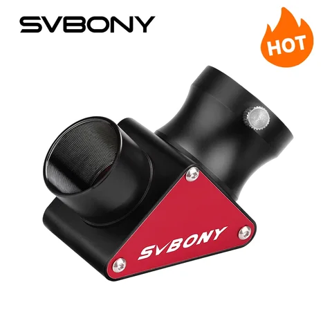 Svbony SV188/SV188P Espelho zenital de 1,25"/2" para telescópio astronômico, 99% de refletividade, totalmente em metal