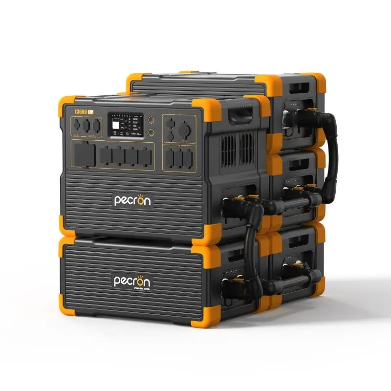 Portable 3072Wh Solar Generator W/ Solar Panel LiFePO4 Battery MPPT Pure Sine Wave Home Camping Emergency Portable Power Station