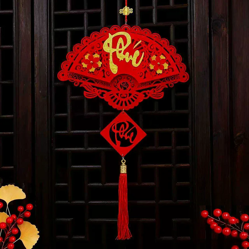 Vietnamese New Year Hanging Pendants With Tassel Window Door Party Hanging Ornament 2026 Spring Festival Home Decor Accessories - Image 3