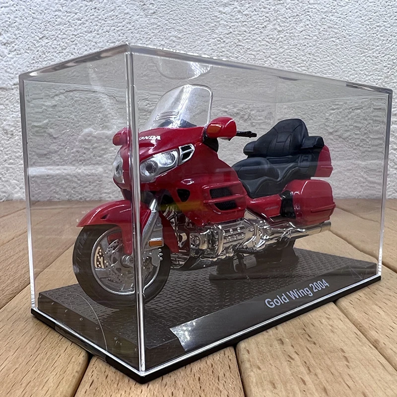 Aleación fundida a presión para adulto, modelo de motocicleta de alta resistencia, 1:24, ala dorada 2004, Colección clásica, exhibición estática,