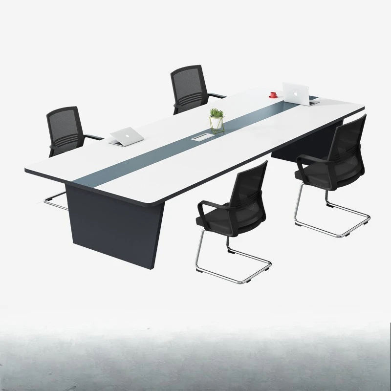

Conference table Long table, simple and modern, small, staff workbench, rectangular