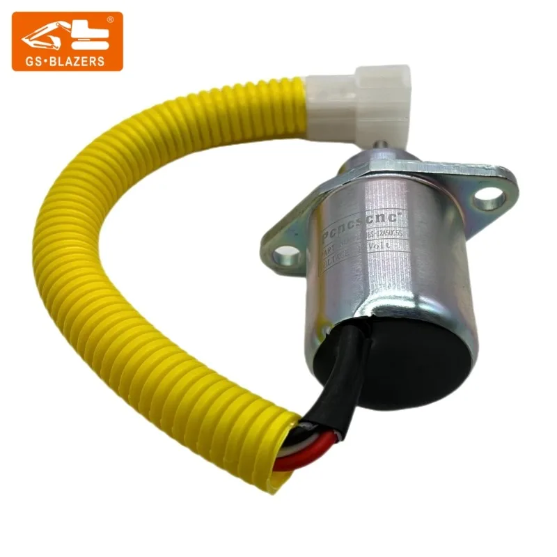 1503ES-12A5UC5S Excavator Shut Off Solenoid 17454-60010 D905 D1105 V1205 V1305 V1505T Diesel Engines 12V DC