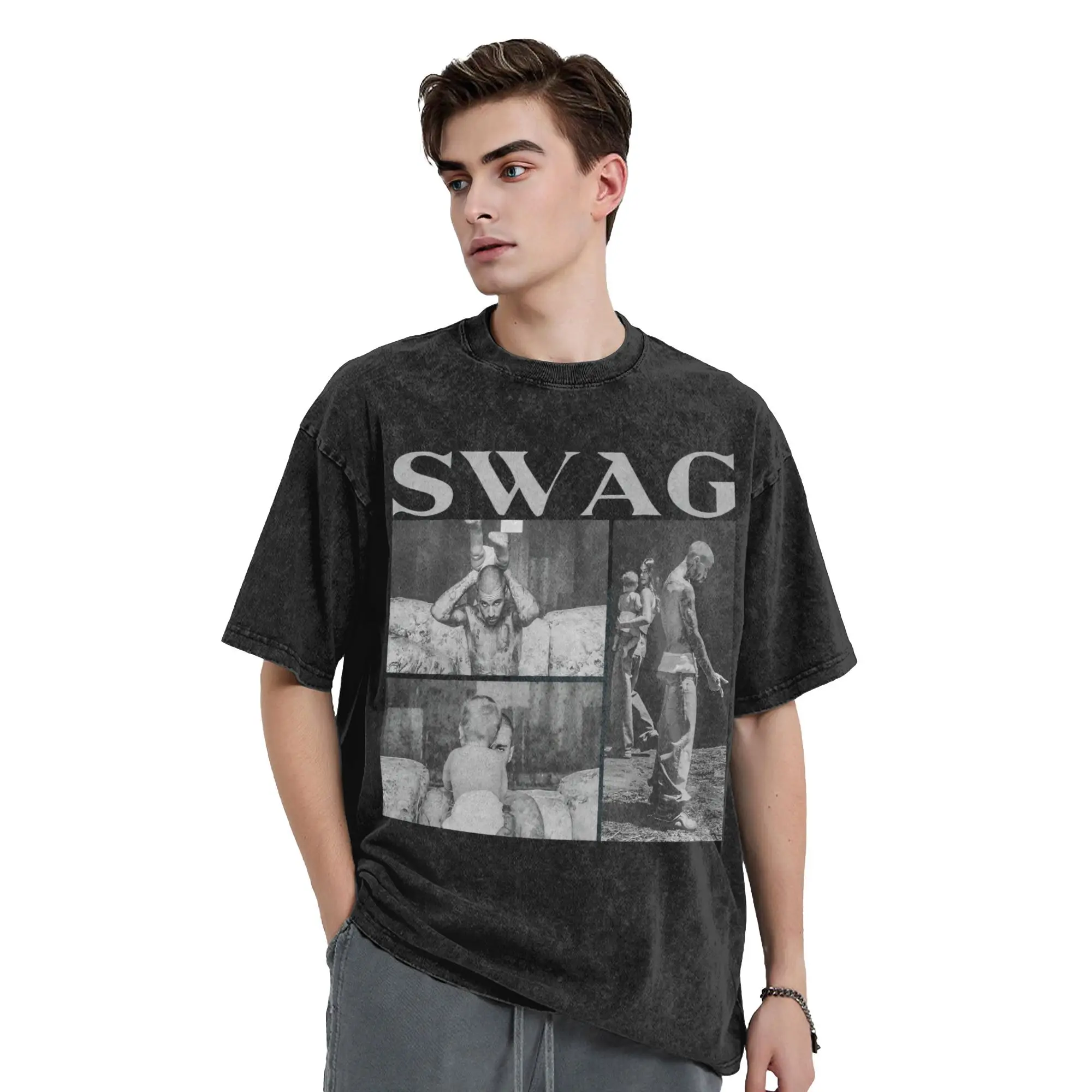 Bieber SWAG 2025 Justin Album T Shirt Washed Style For Men Women