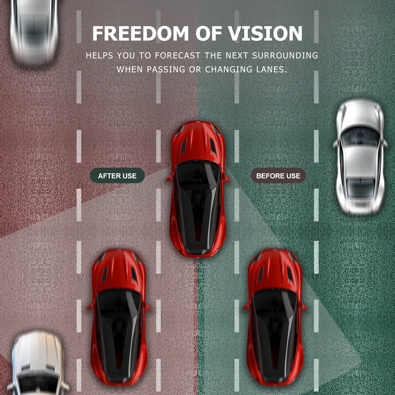 

Зеркало для наблюдения за ребенком в салоне автомобиля, широкоугольное вспомогательное зеркало для слепых зон, выпуклое стекло для интерьера автомобиля