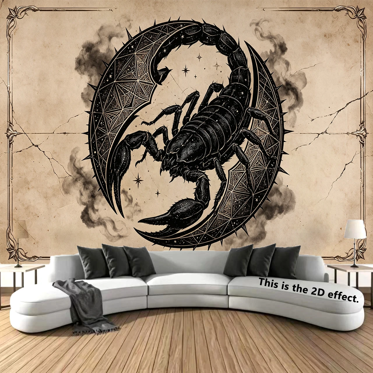 Scorpio Moon Tapestry Background Cloth Hanging Cloth Bedroom Bedside Decorative Wall Cloth Dormitory Tapestry