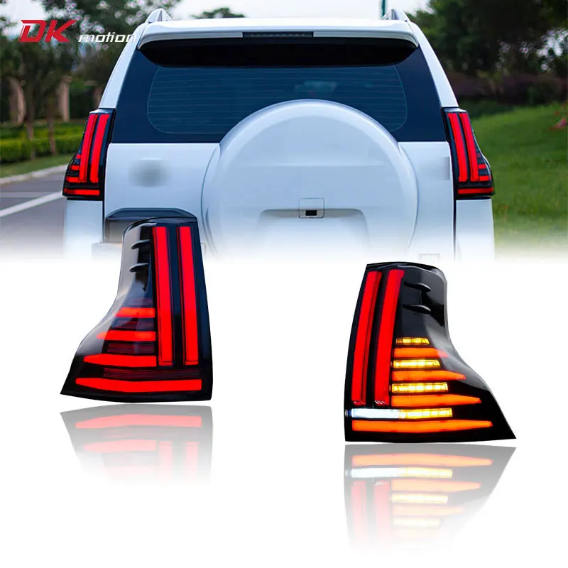 DK Motion Led Tail Lights For Toyota Prado LEXUS GX460 2013-2017 2018-UP Rear Lamp Assembly