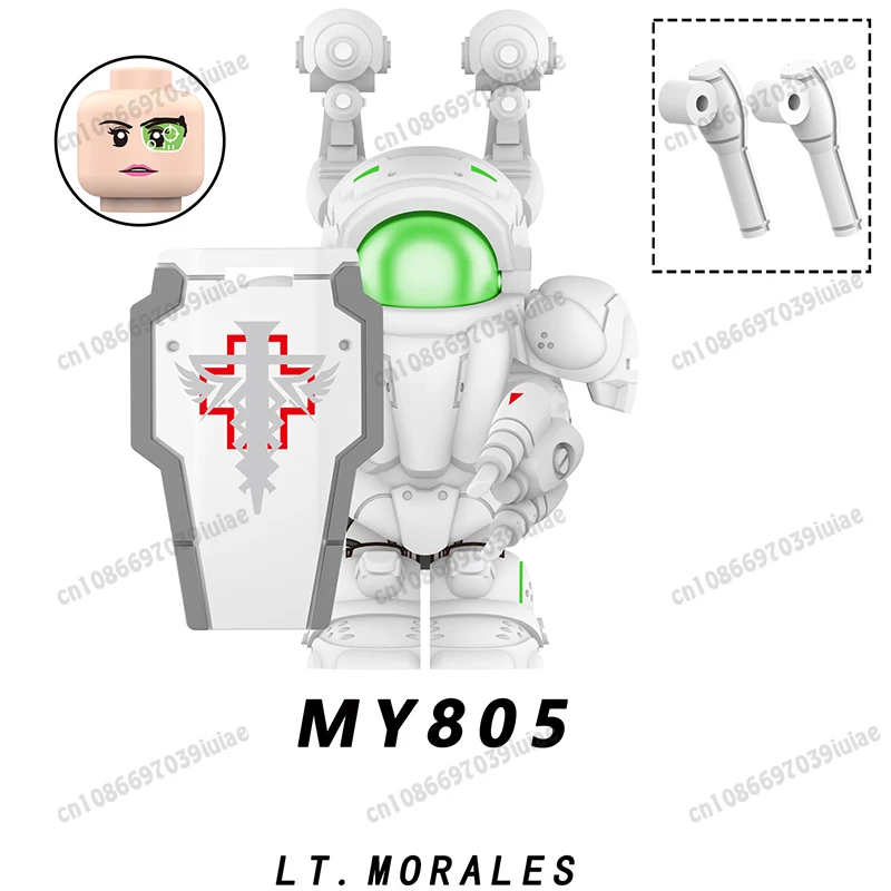 MY801-805 MY601-MY615 Fallout 4 Ultramarines: A Warhammer 40,000 Mini Robot Figure Bricks Assembling Doll Building Blocks MY611