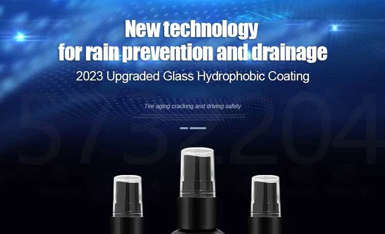 Auto Wasser Abweisend Spray Anti Regen Beschichtung Für Auto Glas Hydrophobe Anti-regen Auto Flüssigkeit Windschutzscheibe Spiegel Wasser abweisend – Detail 3