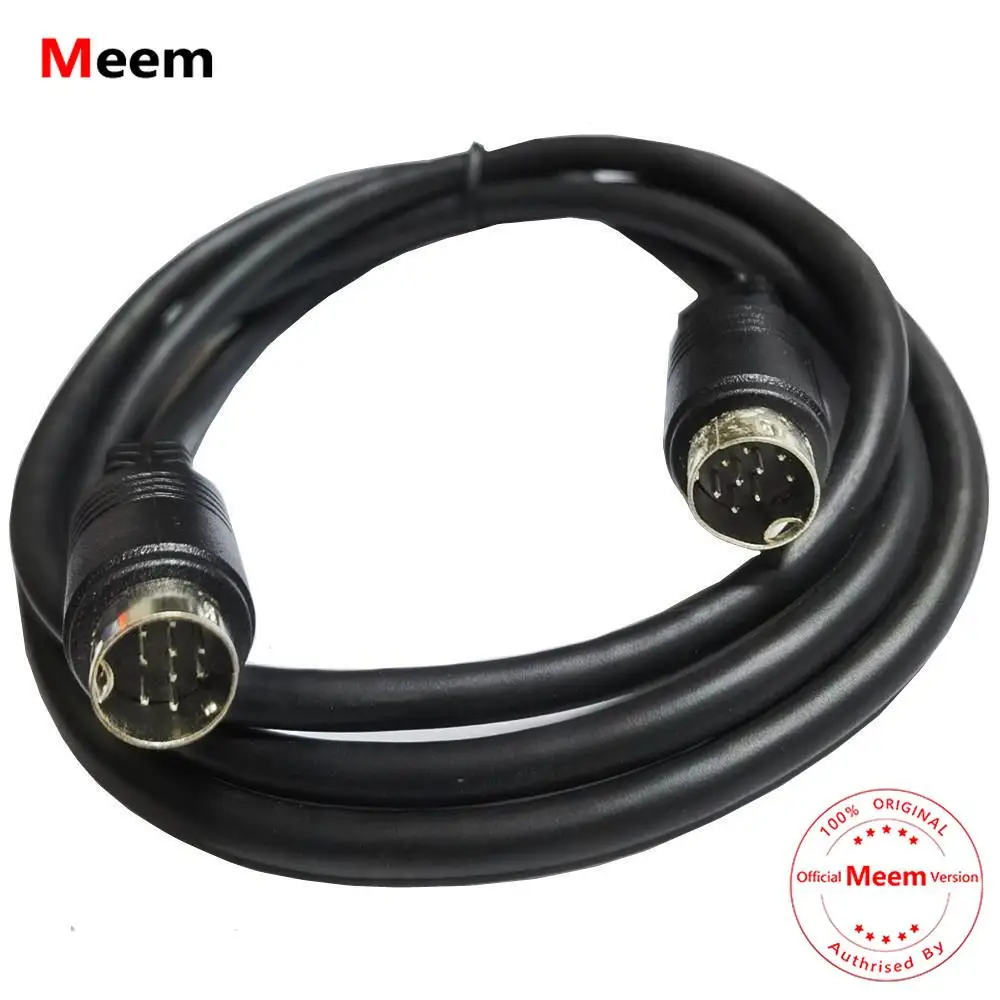 9 Pin Mini Din Male to Male Audio Cable for Audio equipment 1m