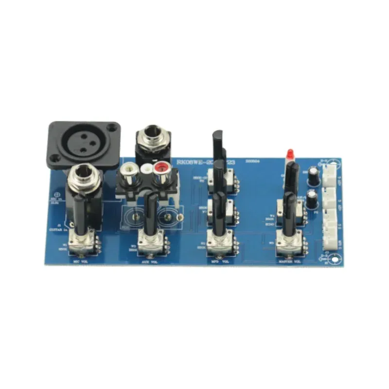 Microphone reverb preamplifier board, 2-channel equalizer, DIY auxiliary sound amplifier, home theater