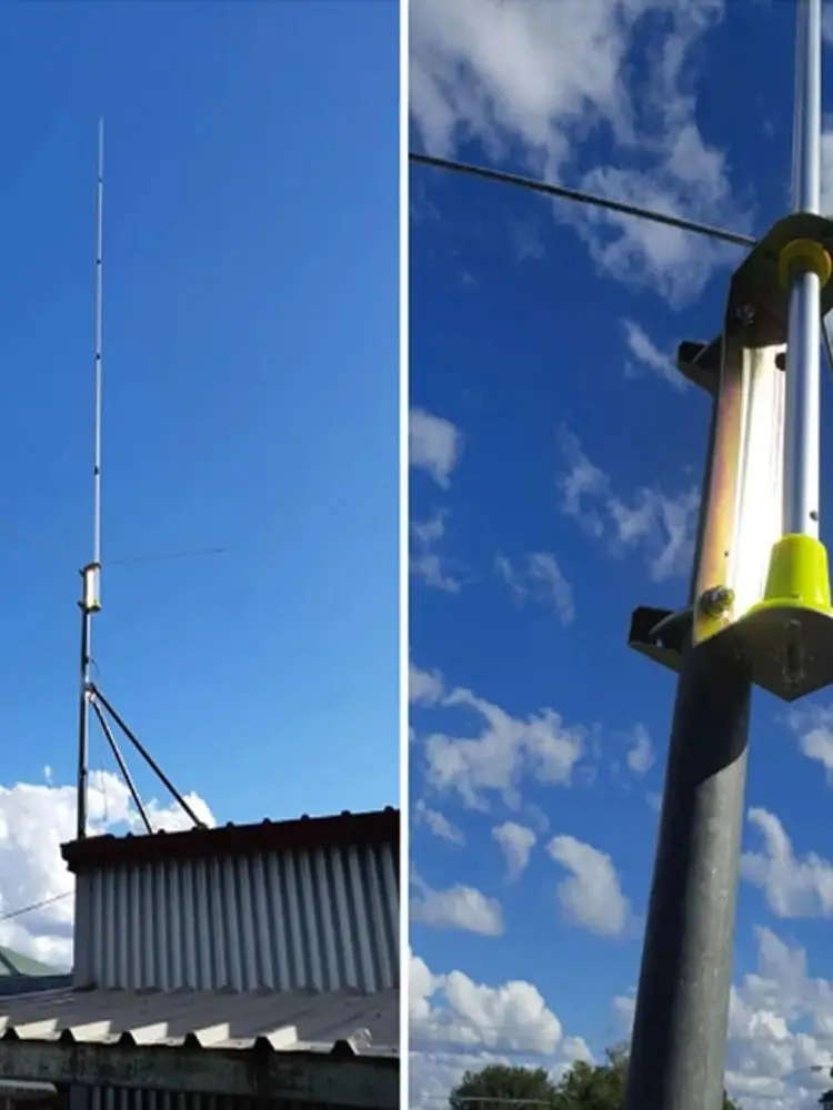 Zestaw antenowy CB 27MHz - Antena radiowa 5.2m do domu, Cobra, Uniden, Bearcat, radiotelefonów mobilnych i dwukierunkowych (wraz z VAT) — zdjęcie 2