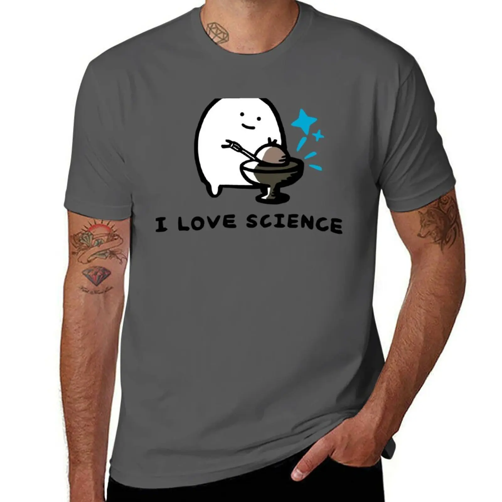I Love Science - Demon Core T-Shirt Basic Crew Neck Short Sleeve Top