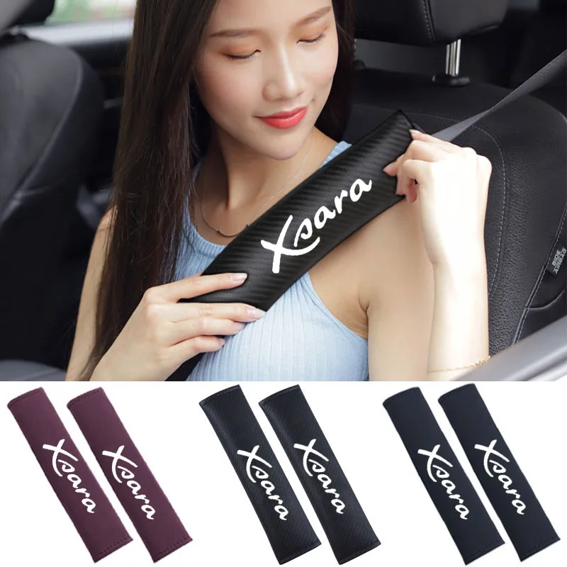 Car Safety Belt Cover Shoulder Pad for Kids Adults For Citroen Xsara Auto Accessories Special for long-distance travel Interior