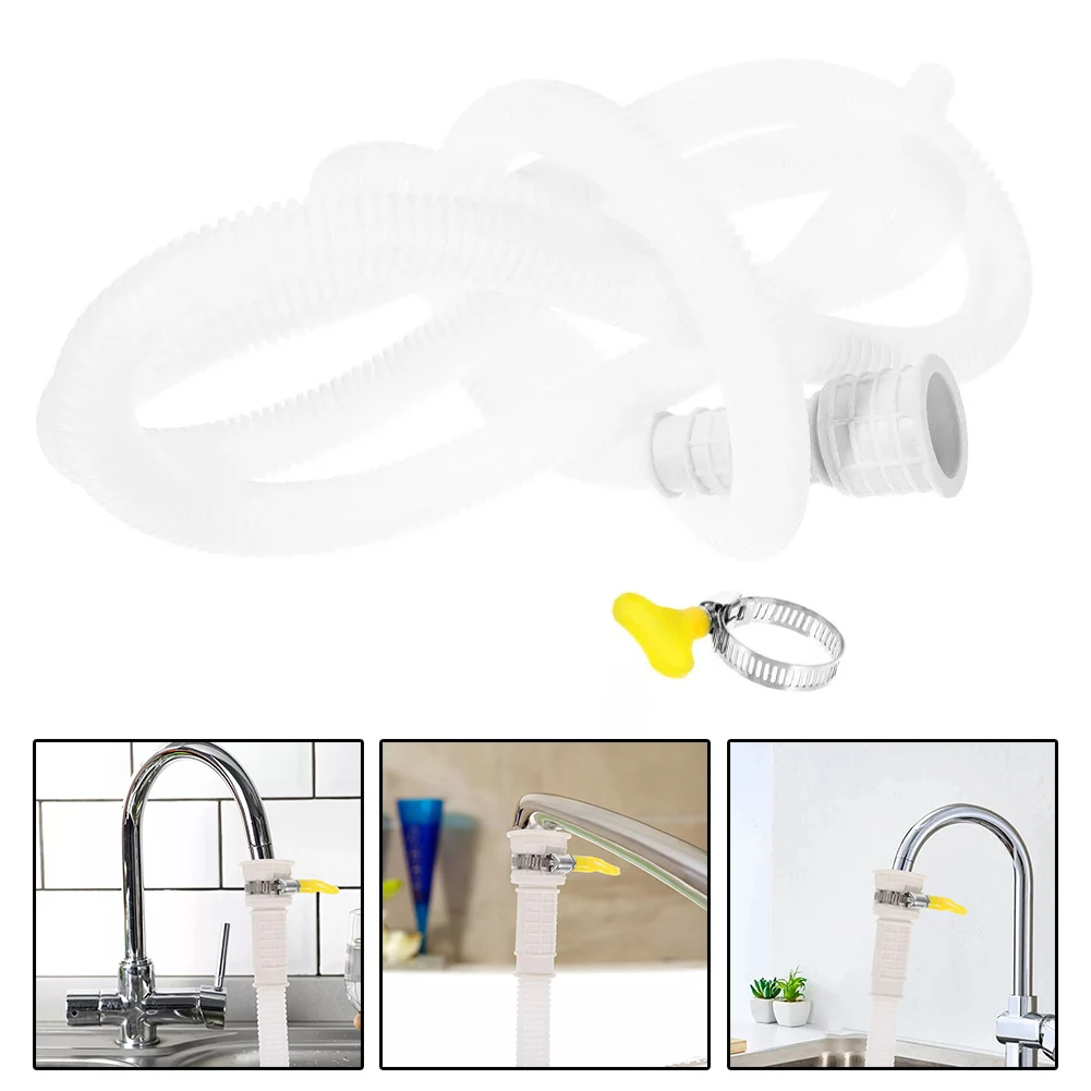 

2M Washing Machine Water Inlet Hose Flexible Air Conditioner Drain Hose Universal Water Pipe Connected Product Accessories