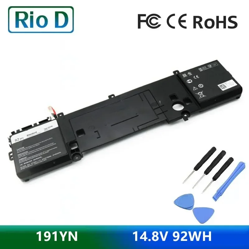 191YN 410GJ 8NH55 Laptop Battery For Dell Alienware 15 R1,15 R2, ALW15ED-1828 2F3W1 ALW15ED-1718 ALW15ER-3718 P42F 14.8V 92WH