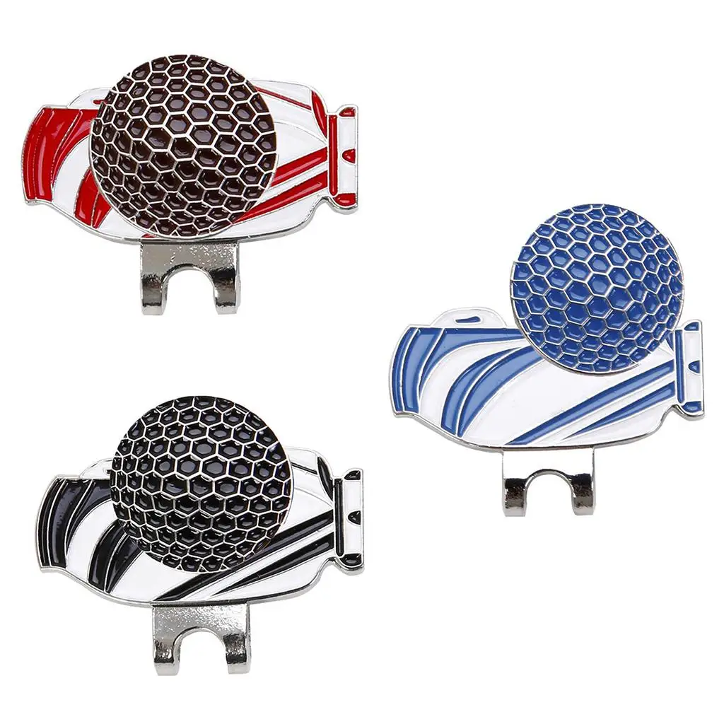 Golf tasche Muster Hut Clip Golfball Marker Golf Cap Clip für