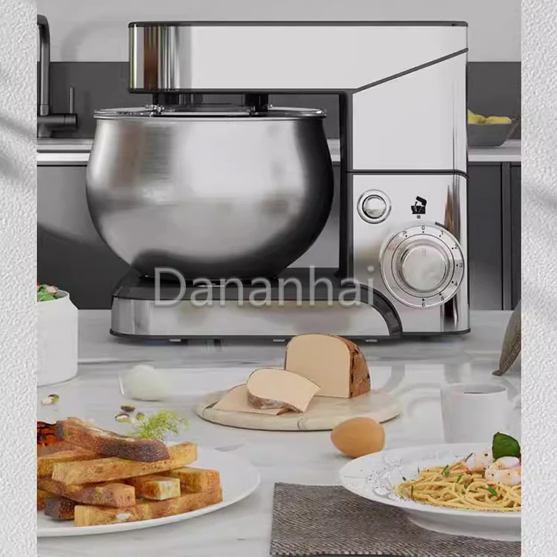 Multi Functional 6-Speed Chef Machine, Household Egg Cream Mixer, Fully Automatic Food Filling Mixer