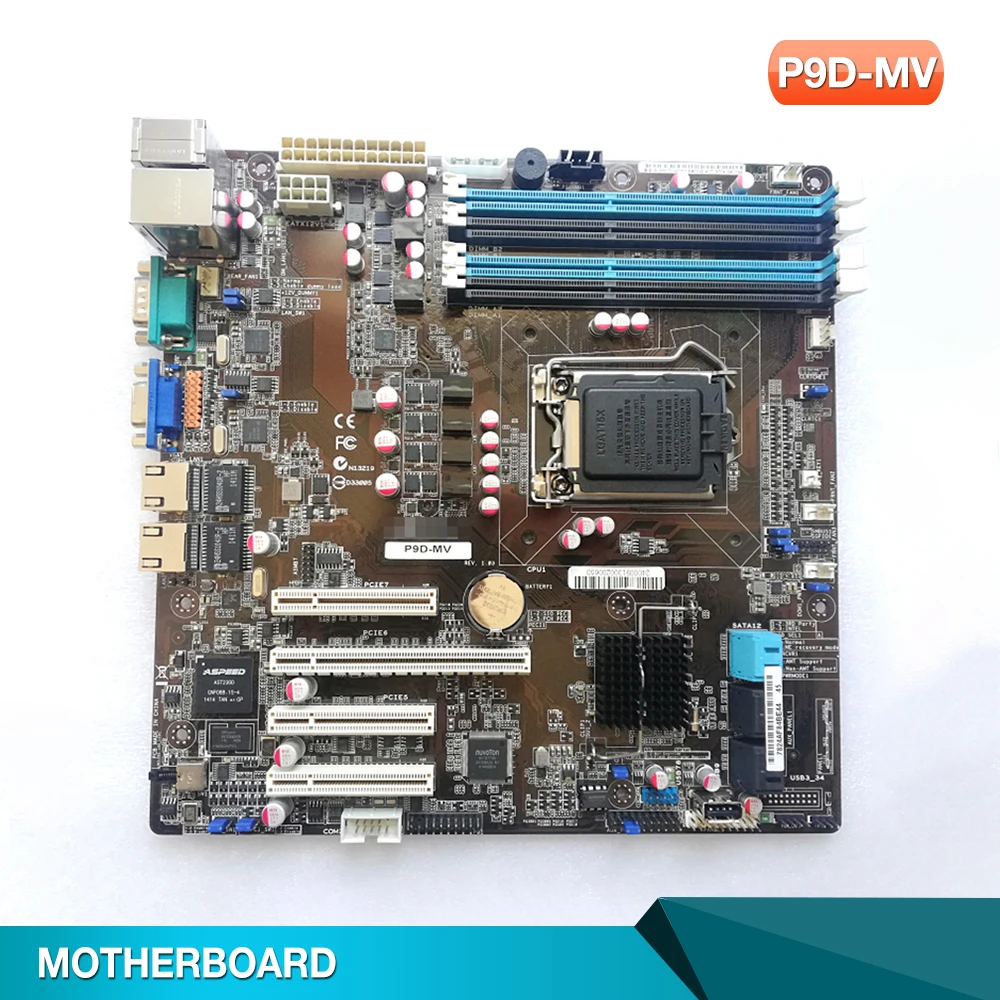 P9D-MV For ASUS Server Motherboard P9D MV C222 Support Remote Management Service Good Quality