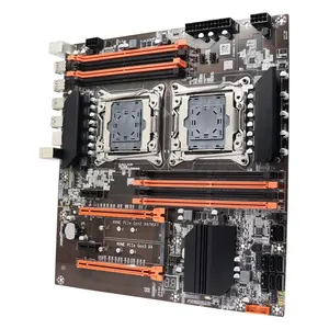 X99 Motor de placa base Dual CPU M.2 LGA 2011 V3 E-ATX USB3.0 SATA3 8 DIMM DDR4 Soporte de Xeon Processor Slot 2011-3 8 mejores ventas RX580 16GB - №4