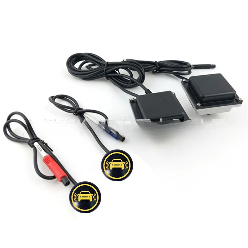 GPS speed measurement blind spot radar parallel line assist system lane change reminder two-color light BSD car driving