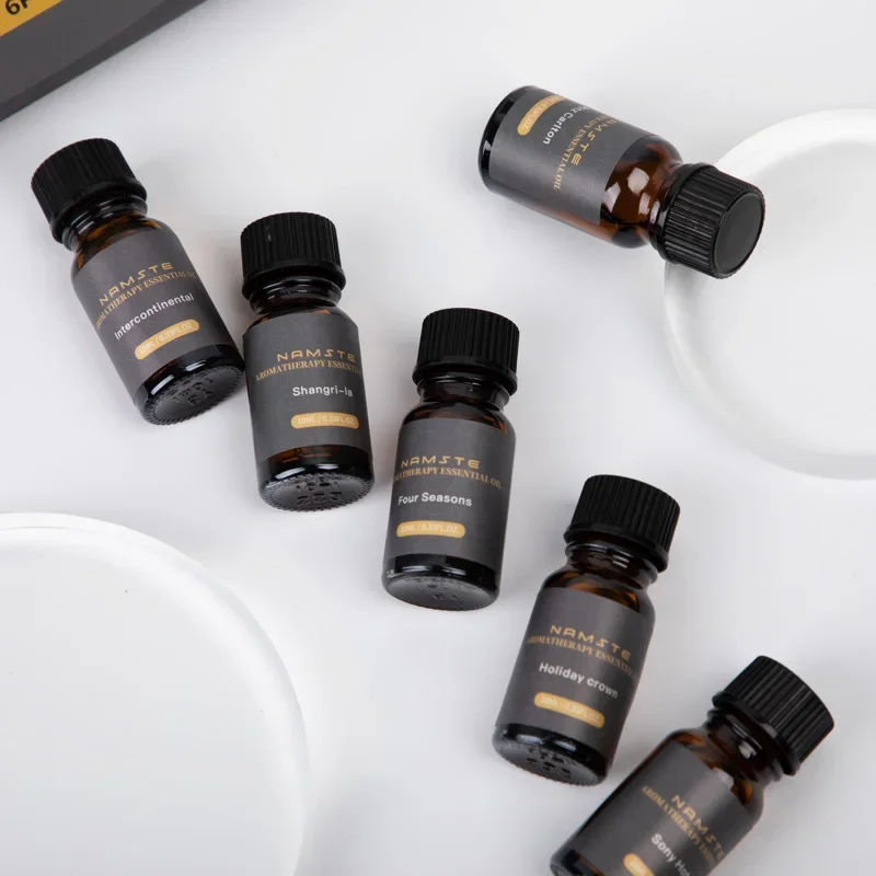 Car Air Freshener  6-Pack Premium  Fragrance Oils  Car Aromatherapy Machine Humidifier 10ML