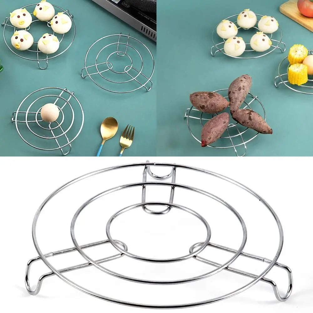 16/18/20cm Steam Rack Multifunctional Stainless Steel Pot Steaming Cooking Utensils Tableware Steamer Shelf for Kitchen Cooking