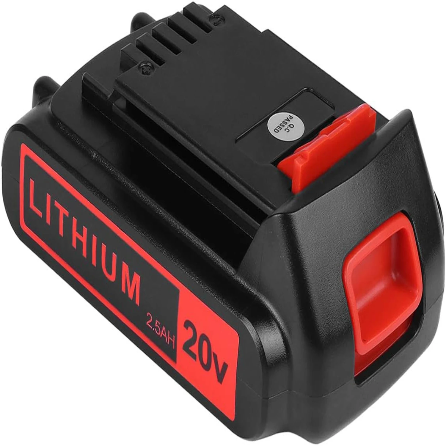 

Durable, Powerful, and Dependable 20V Max Lithium 2.5Ah Replacement Battery with LED Indicator for Black and Decker 20V Cordless