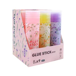 8g 15g Cute Jelly Colored Glue Sticks Student Child Creative Stationery Gift School Office Supply Bonding Paper Crafts Tool