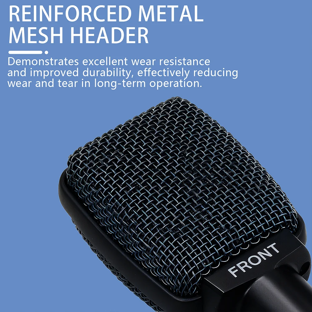 TAVOSOP Professional Drum Microphone 906 With Switchable Presence Filter Guitar Instrument Dynamic Mic for Stage Live Recording