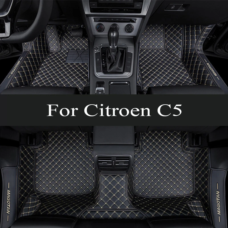 

Car Mats For Citroen C5 RD TD 2007~2015 Auto Non-slip leather Mat Durable Pad Auto Rugs Carpets Interior Parts Car trunk mat