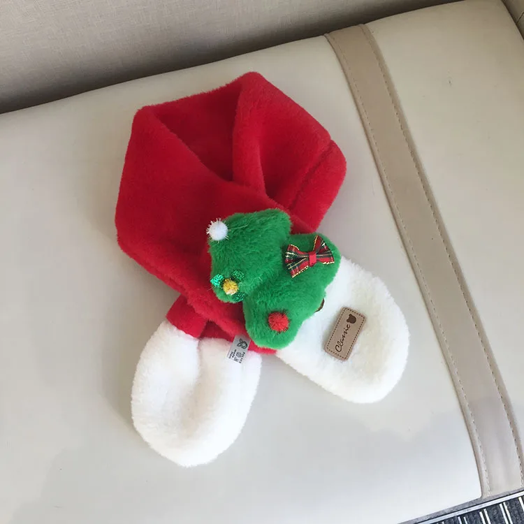 أزياء أفخم عيد الميلاد الأطفال وشاح يندبروف سماكة الصليب وشاح الأوشحة الشتوية الدافئة الخريف والشتاء #6