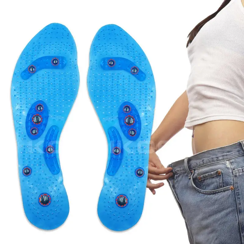 Magnetic Therapy Massage Insoles For Shoes Foot Acupressure Enhanced Magnetic Insole Point Therapy Feet Body Detox Pad Women Men