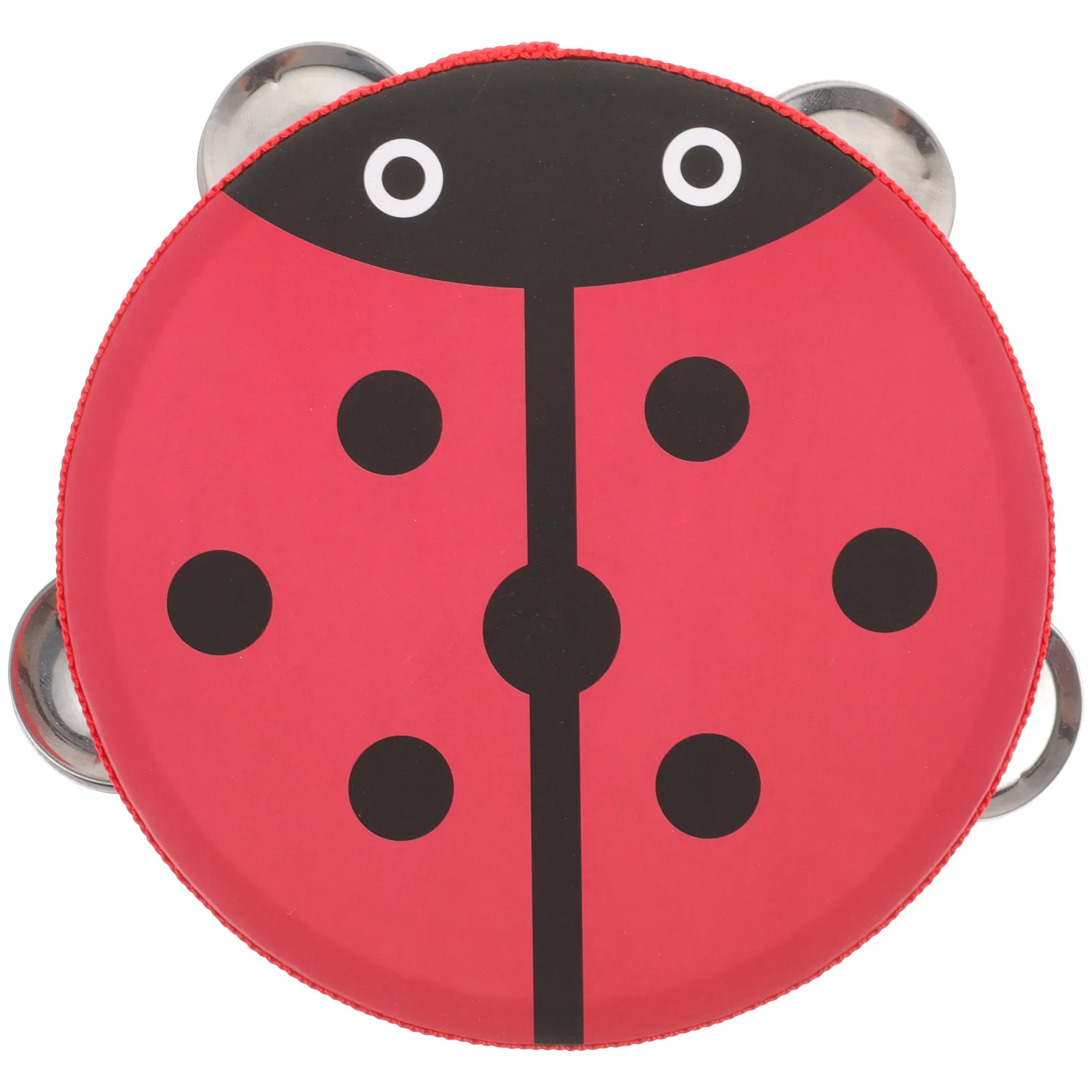 Wooden Hand Drum Bell for Kids – Ladybug-Themed Educational Percussion Instrument for Early Learning & Sensory Development