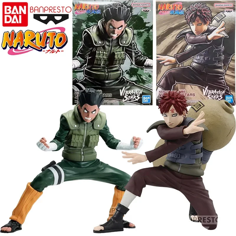 

Bandai Banpresto Genuine NARUTO Anime Figure Vibration Stars Gaara Rock Lee Action Toys for Boys Girls Gift Collectible Model