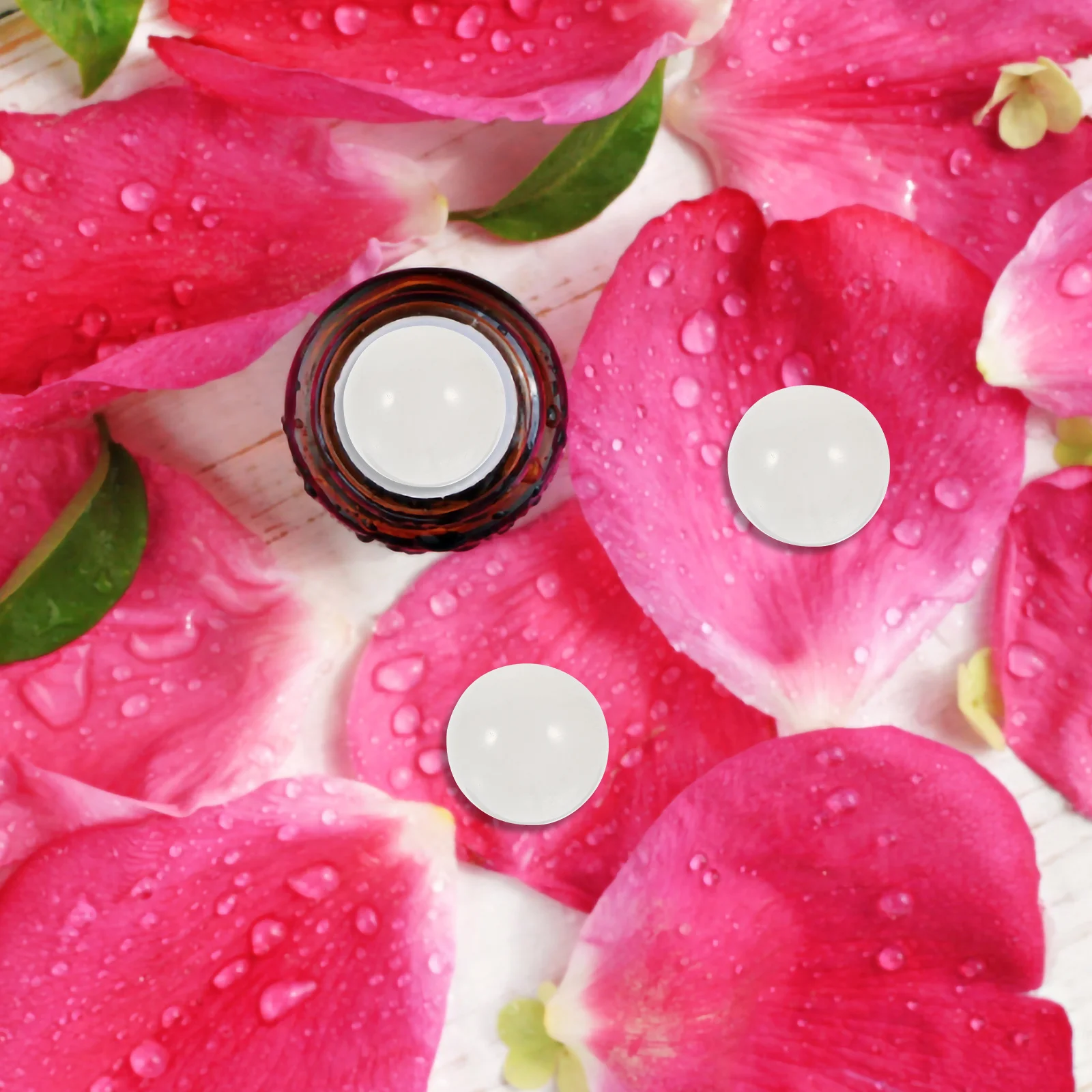 

50 шт. натуральных кристаллических бусин без отверстий для роликовых флаконов с эфирными маслами, для рукоделия, декоративный наполнитель, гладкие, без отверстий