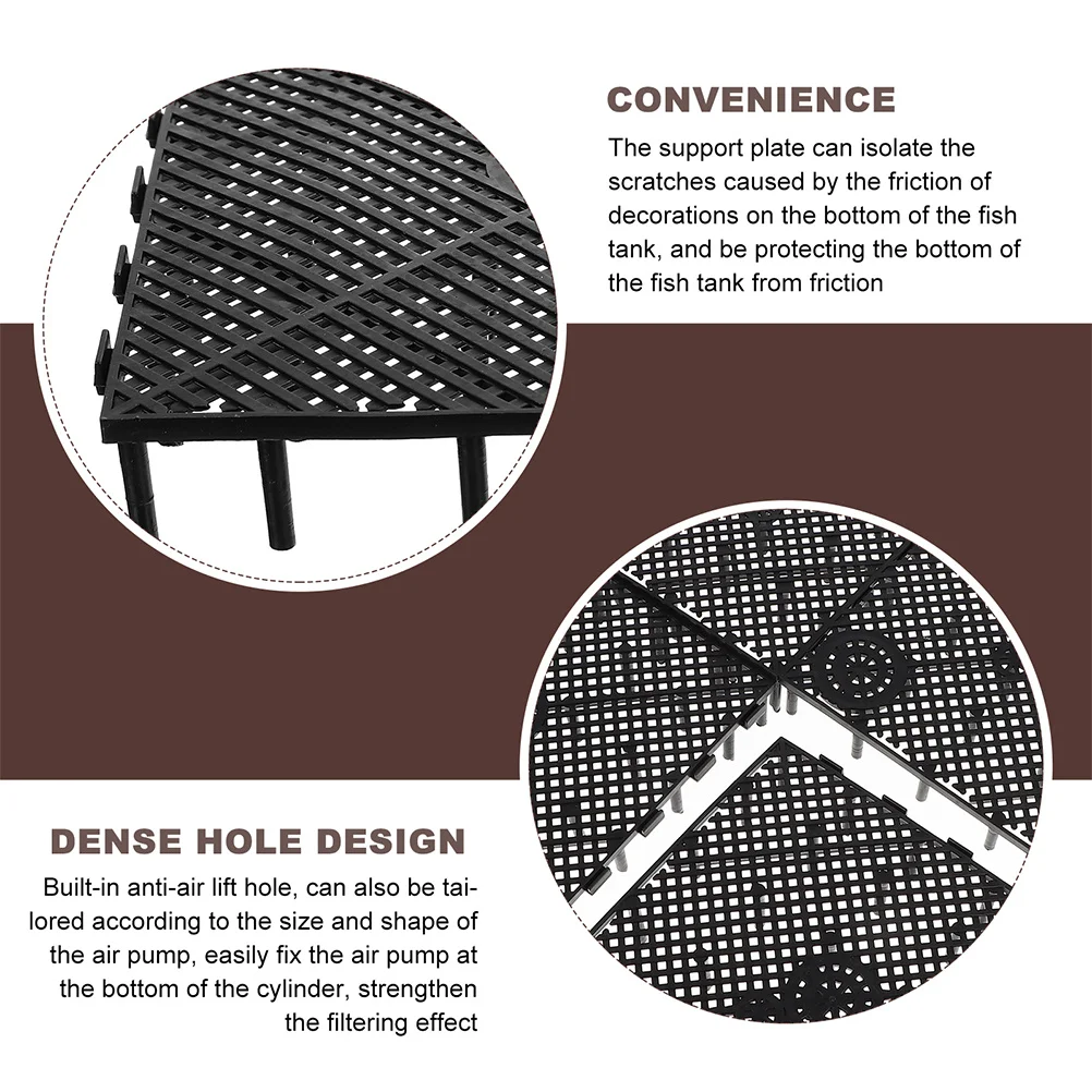 

12Pcs Fish Tank Divider Plastic Aquarium Divider Board Bottom Filter Tray Filter Grid Separator Aquarium Accessories