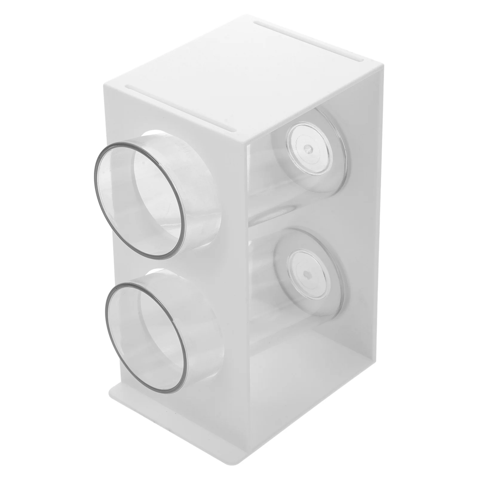 1 قطعة 2 مقصورات مزدوجة فتحات حامل قلم سعة كبيرة صندوق تخزين مكتبي للأقلام أقلام رصاص ماكياج فرش مكتب المدرسة المنزل