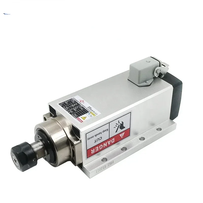 

24000 об/мин, 2,2 кВт, шпиндельный двигатель с воздушным охлаждением для станка ЧПУ