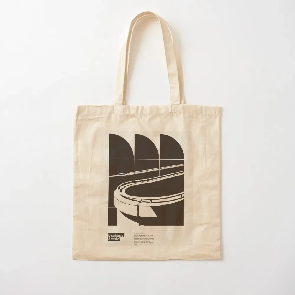 

Сумка-тоут Bauhaus Archive в стиле ретро, женская сумка-шоппер, многоразовые сумки, портативная сумка для покупок