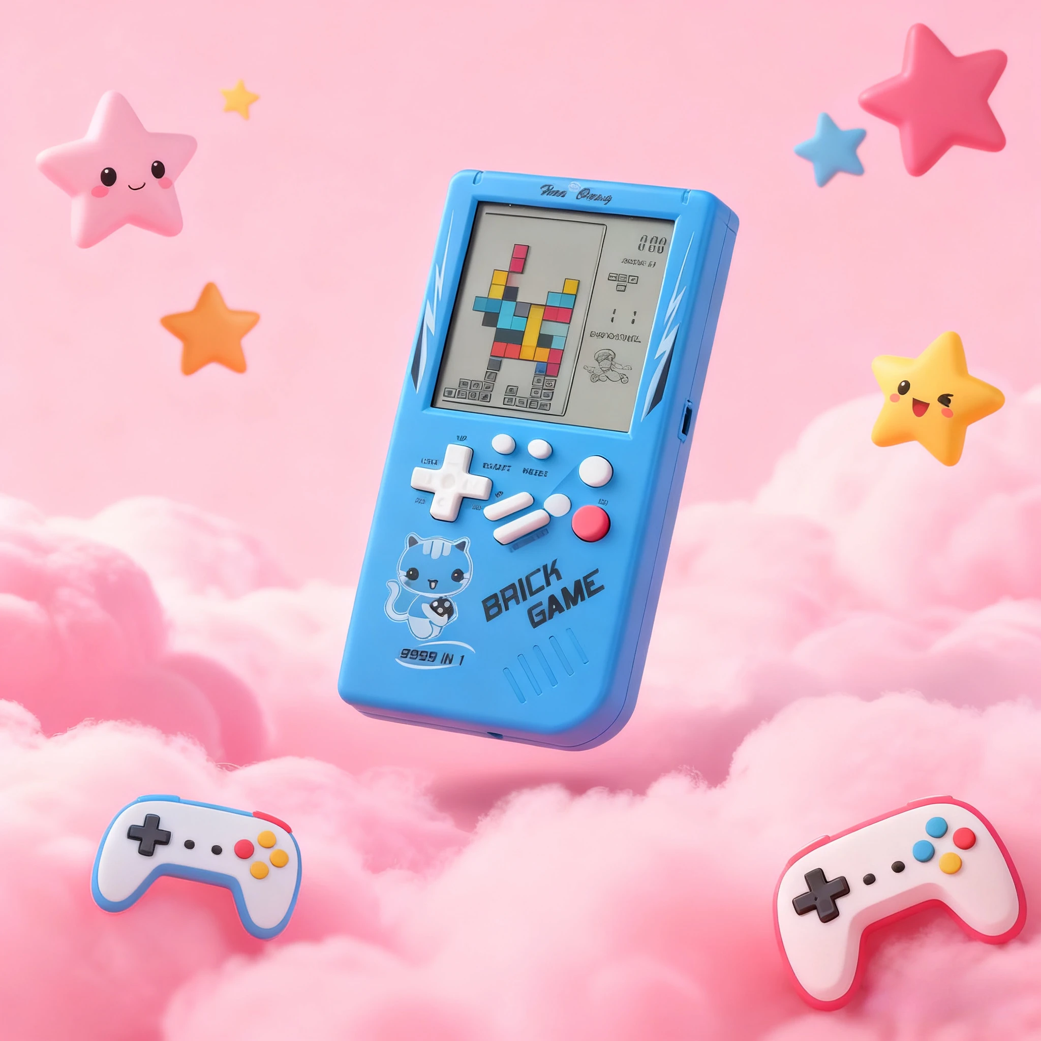 

Игровая консоль с большим экраном в стиле ретро, классическая детская портативная игровая консоль, электронные игрушки